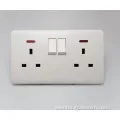 Multifunction UK Plastic Electrical Wall Light Switch Socket